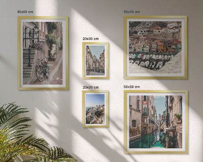 Galeria de parede Ruas europeias encantadoras