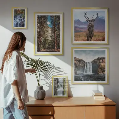 Galeria de quadros para parede com paisagens, cachoeiras e natureza