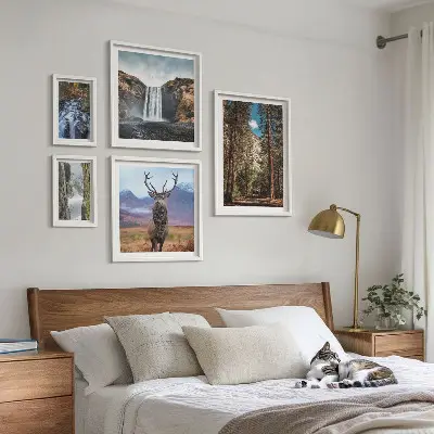 Galeria de quadros para parede com paisagens, cachoeiras e natureza