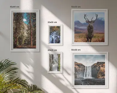 Galeria de quadros para parede com paisagens, cachoeiras e natureza