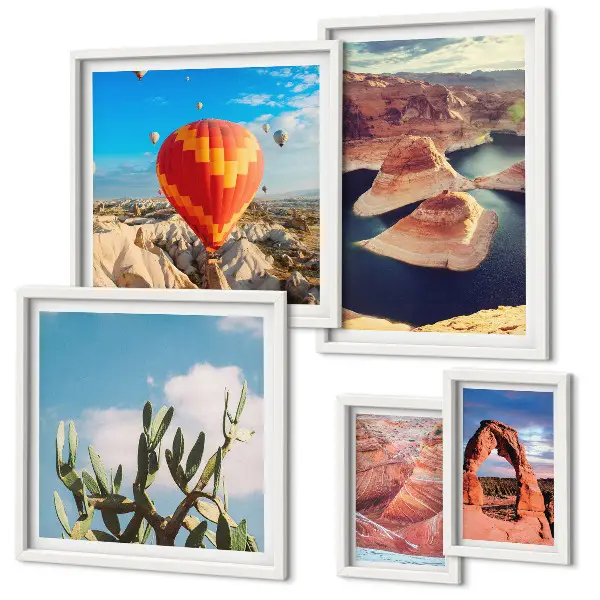 Galeria de parede paisagens de montanhas e águas