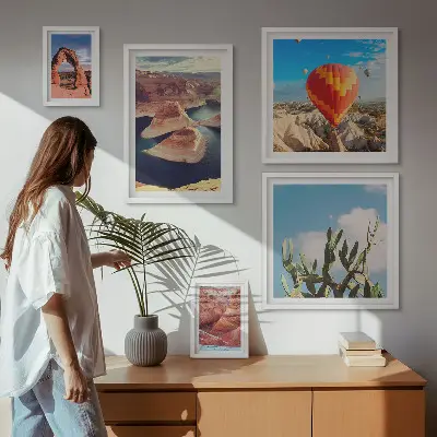 Galeria de parede paisagens de montanhas e águas