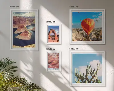 Galeria de parede paisagens de montanhas e águas