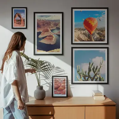 Galeria de parede paisagens de montanhas e águas
