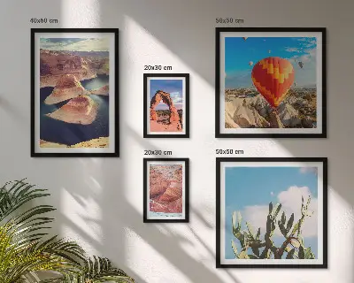 Galeria de parede paisagens de montanhas e águas