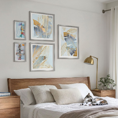 Galeria de parede Motivos vegetais modernos