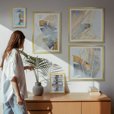 Galeria de parede Motivos vegetais modernos