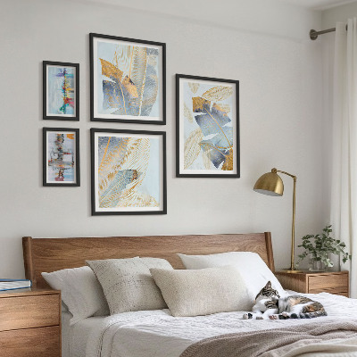 Galeria de parede Motivos vegetais modernos