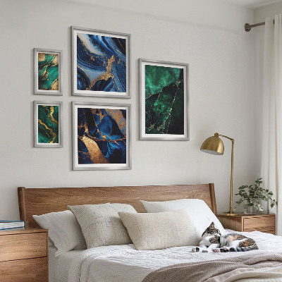 Galeria de parede Abstrações elegantes com vegetação
