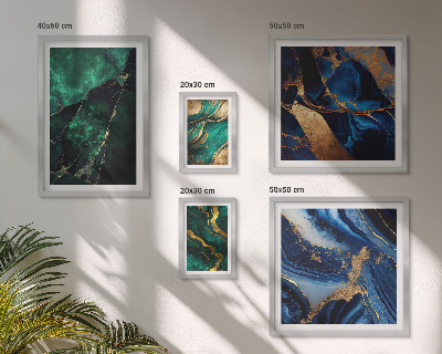 Galeria de parede Abstrações elegantes com vegetação