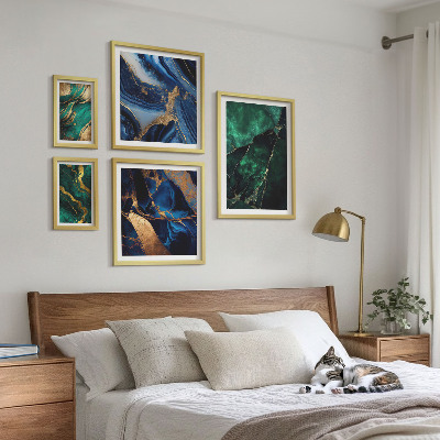 Galeria de parede Abstrações elegantes com vegetação
