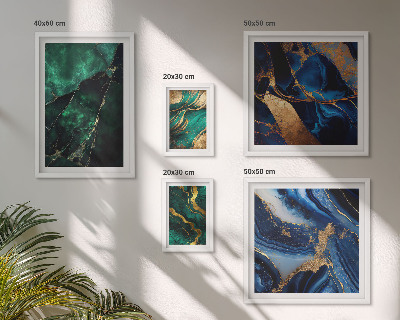 Galeria de parede Abstrações elegantes com vegetação