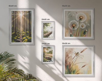 Galeria de parede Paisagens florestais, natureza, paz