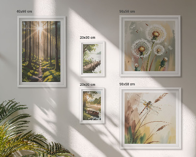 Galeria de parede Paisagens florestais, natureza, paz