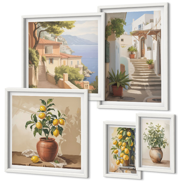 Galeria de parede plantas de rua de interior elegantes