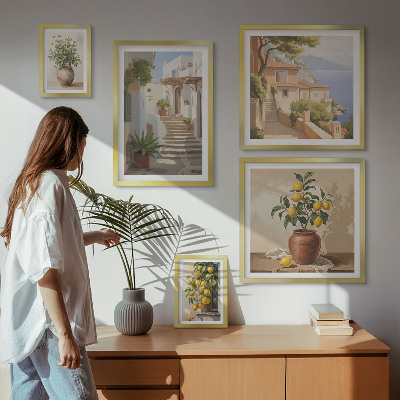 Galeria de parede plantas de rua de interior elegantes