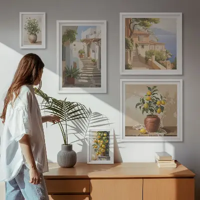 Galeria de parede plantas de rua elegantes para interiores