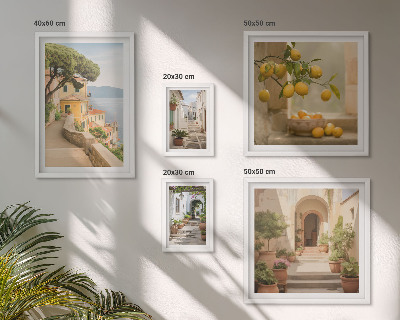 Parede galeria de quadros Ruas encantadoras de frutos do mar