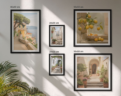Parede galeria de quadros Ruas encantadoras de frutos do mar