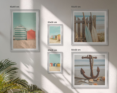 Parede galeria de quadros Casas de praia elegantes