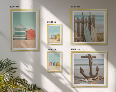 Parede galeria de quadros Casas de praia elegantes