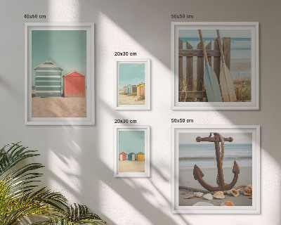 Parede galeria de quadros Casas de praia elegantes