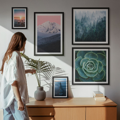 Galeria de parede Paisagens montanhas mar boho