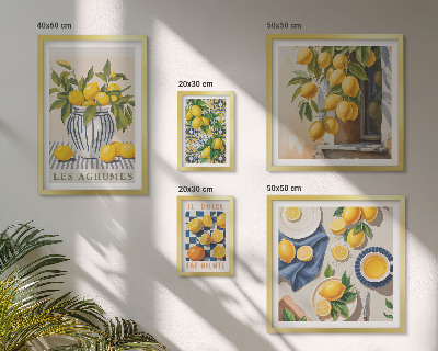 Galeria de parede Decorações Provençais Cítricas