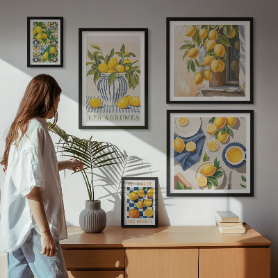 Galeria de parede Decorações Provençais Cítricas