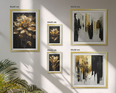 Parede galeria de quadros Motivos florais, elegância, modernidade.