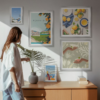 Galeria de parede Férias na Itália: Amalfi e Capri