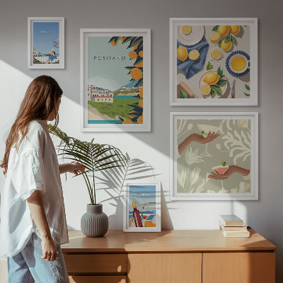 Galeria de parede Férias na Itália: Amalfi e Capri