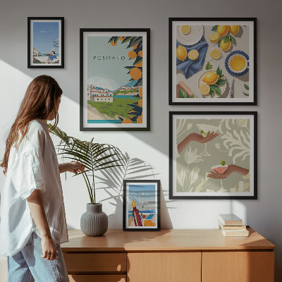 Galeria de parede Férias na Itália: Amalfi e Capri