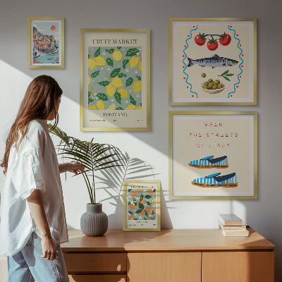 Galeria de parede Coleção de frutas da Itália
