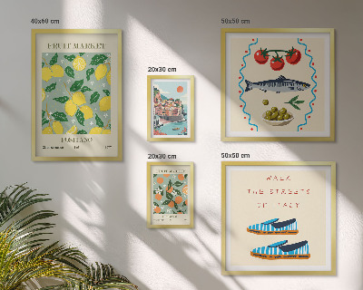Galeria de parede Coleção de frutas da Itália