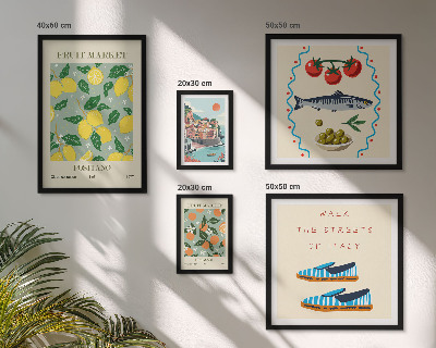 Galeria de parede Coleção de frutas da Itália