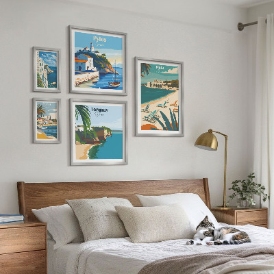 Galeria de parede Paisagens costeiras da Europa