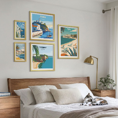 Galeria de parede Paisagens costeiras da Europa