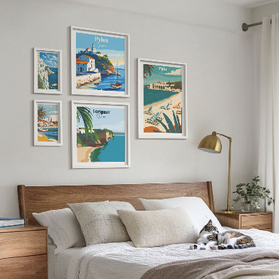 Galeria de parede Paisagens costeiras da Europa