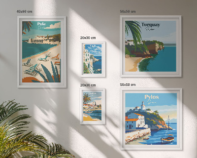 Galeria de parede Paisagens costeiras da Europa
