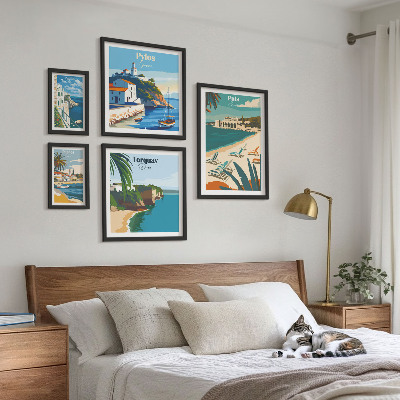 Galeria de parede Paisagens costeiras da Europa