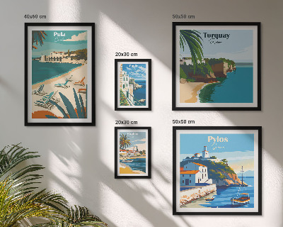 Galeria de parede Paisagens costeiras da Europa