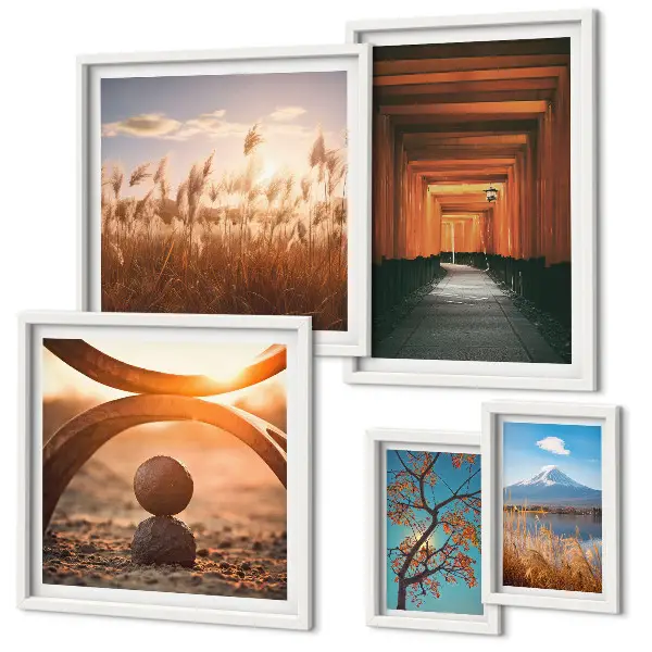Galeria de parede paisagens zen e tranquilas da natureza