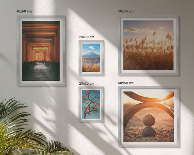 Galeria de parede As paisagens zen e tranquilas da natureza