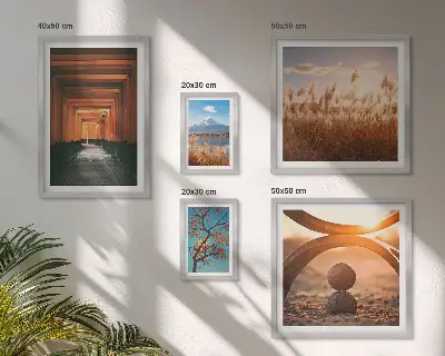 Galeria de parede paisagens zen e tranquilas da natureza