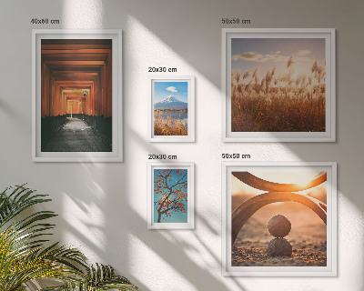Galeria de parede As paisagens zen e tranquilas da natureza