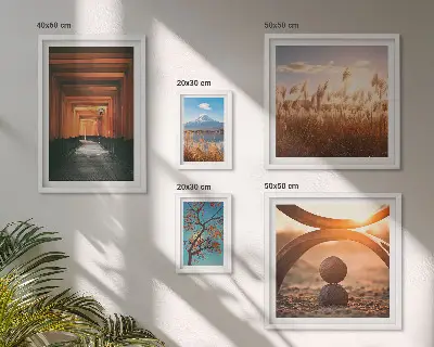 Galeria de parede paisagens zen e tranquilas da natureza