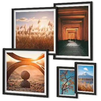 Galeria de parede paisagens zen e tranquilas da natureza