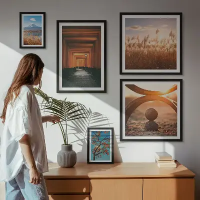 Galeria de parede paisagens zen e tranquilas da natureza