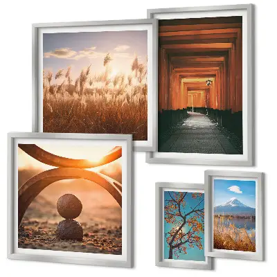 Galeria de parede paisagens zen e tranquilas da natureza